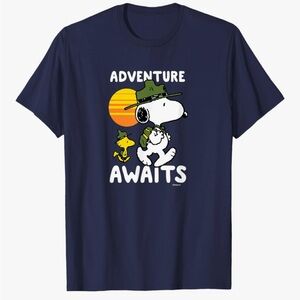 Peanuts - Snoopy Adventure Awaits T-Shirt - Youth M